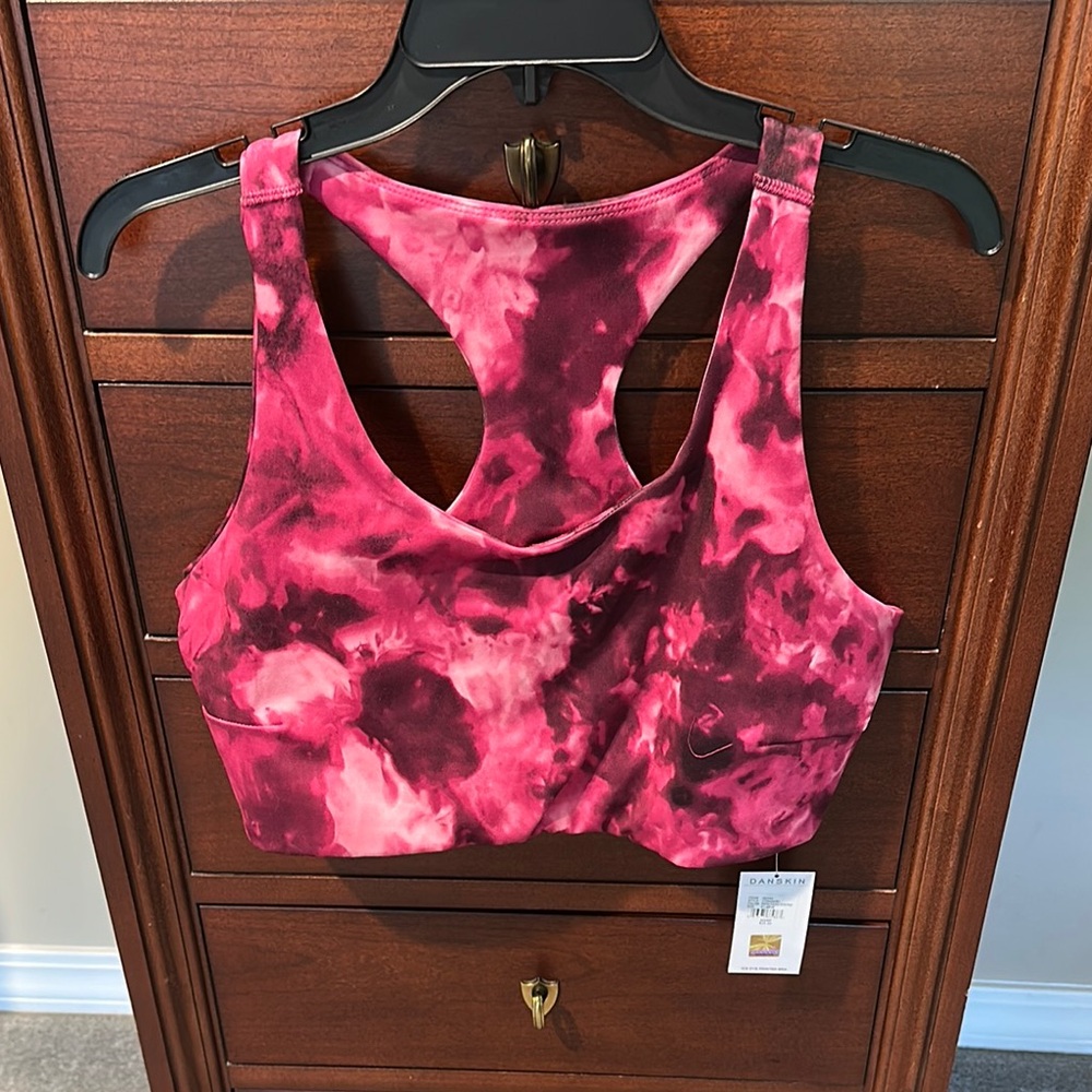 Danskin Pink Tie-Dye Sports Bra